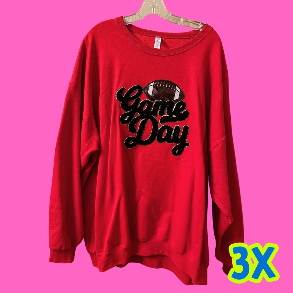GAMEDAY patch sweatshirt, size 3x,